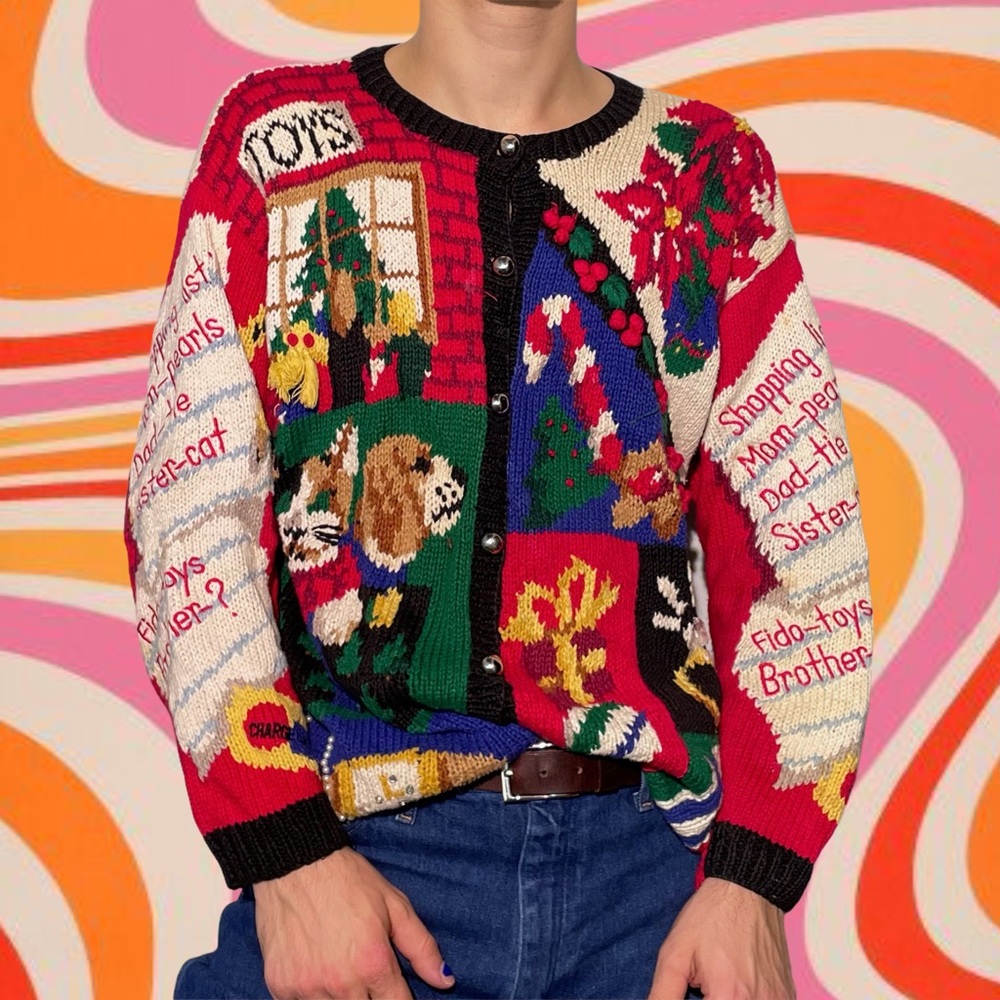 Vintage Christmas Cardigan